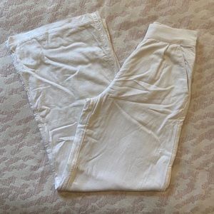 Abercrombie linen Blend Pull-On Wide Leg Pants